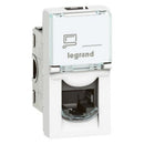 Socket RJ45 STP cat.6A antibacterial 1M White - Legrand Mosaic 76584