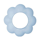 Single pole switch 10A model Flower White/Blue, till clear - Metalka Majur Happy ME1636001