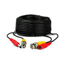 18m CCTV combined coaxial cable RG59+BNC and 2x0.3 with connectors up to 5MP - FOUTEC FT-BH20-2