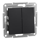 Serial diverter switch 10A without frame Anthracite - SCHNEIDER ELECTRIC Asfora EPH0600171