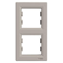 Frame 2x Bronze vertical - SCHNEIDER ELECTRIC Asfora EPH5810269