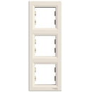 Frame 3x Cream Vertical - SCHNEIDER ELECTRIC Asfora EPH5810323