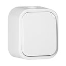 Single pole switch OM 10A IP54 White - Orno Series B2 OR-OE-7800/W