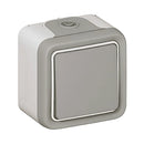 Deviator switch monoblock 10A IP55 Grey /until sold out/ - Legrand Plexo 69711