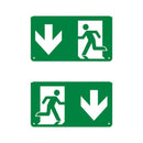 Evacuation LED exit light pictogram with down arrow - LEDVANCE EMERGENCY EXIT SIGN PICTOGRAMS LED261312