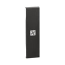 Faceplate fan symbol 1M Black - bticino Living Now KG01RN