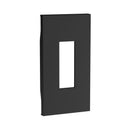 Faceplate contact Italian standard and switch for boiler 2M Black - bticino Living Now KG02M2
