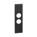 Faceplate for TV-SAT socket 1M Black - bticino Living Now KG09