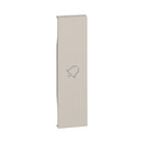 Faceplate with bell symbol 1M Cream - bticino Living Now KM01D