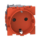 Shuko 2P+E 16A 2M Red - bticino Living Now KR4141