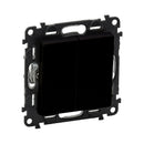 Serial diverter switch 6A NO/NC Black - Legrand Valena Life 756318