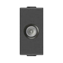 TV male coaxial socket 1dB 1M Carbon matt - VIMAR Neve Up 09300.01.CM