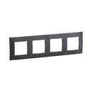 Frame 4x Dark Grey - Legrand Niloe New NP114GR