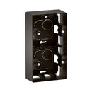 Console for outdoor installation 2x Black - Legrand Niloe New NP162BK