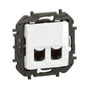 Socket 2x RJ45 UTP cat.6 White - Legrand Niloe New NP4334WH