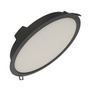 Black LED Downlight DL PROTECT, 30W, 3450lm, 4000K, IP44, F215mm - LEDVANCE Downlight Protect LED561849