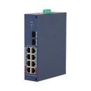 10 ports network switch 8 gigabit ports PoE + 2 ports SFP - DAHUA CHS4210-8GT-110