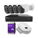 HD kit 4 bullet cameras 2MP, DVR 4 channels and HDD 2TB - Raysharp HD Kit