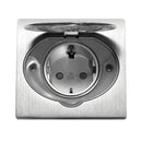 VGTECH Steckdose Hermetisch Unterputz Edelstahl mit winddichter Montage Dose