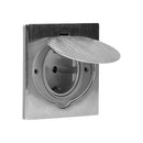 VGTECH Steckdose Hermetisch Unterputz Edelstahl mit winddichter Montage Dose