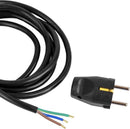 Steckdosenelement Elevator 1 x Schukosteckdose, schwarz mit 2 meter Kabel