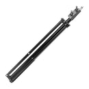 Latrans LED-Baustrahler mit Stativ, 100 W (2 x 50 W), 6500 K, Arbeitsleuchte, Arbeitsscheinwerfer, 5 m, Baustrahler, Baustellenlampe, für den Innen- und Außenbereich, höhenverstellbar (schwarz)