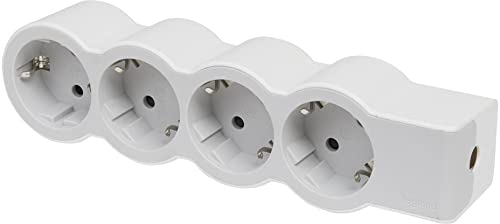 Power strip white 4x2P + E without cable standard NEW Legrand tzp F children's...