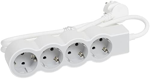 Power strip white 4x2P + E with cable 3 meters / 1.5mm2 standard NEW Legrand