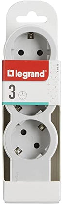 Steckdosenleiste Weiss 3x2P + E ohne Kabel Standard NEU Legrand tzp F Kindere...