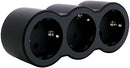 Mehrfachstecker Verteiler 3X Schuko Schwarz NEU Legrand typ F Kindershutz...