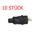 10 Stk Gummi SchukoStecker Ip44