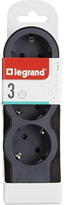 Steckdosenleiste SCHWARZ 3x2P + E ohne Kabel Standard NEU Legrand tzp F Kinde...