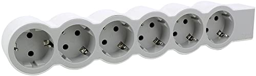 Power strip white 6x2P + E without cable standard NEW Legrand tzp F children's...