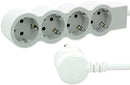 Steckdosenleiste Weiss 4x2P + E mit Kabel 3 Meter / 1,5mm2 Standard NEU Legrand
