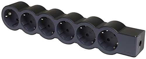Power strip BLACK 6x2P + E without cable Standard NEW Legrand tzp F Kinder...