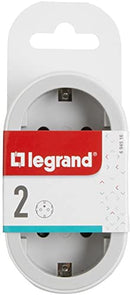 Distributor 2X Schuko white NEW Legrand type F child protection 2P+E CE