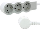 Steckdosenleiste Weiss 3x2P + E mit Kabel 3 Meter / 1,5mm2 Standard NEU Legra...