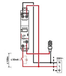 Stromstoßschalter Endschalldämpfer