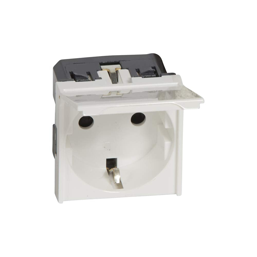 LEGRAND - Presa 2P+T 10A neutra - Da completare con mostrina - LEG LEGRAND - Presa 2P+T 10A neutra - Da completare con mostrina - LEG