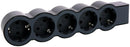 Steckdosenleiste SCHWARZ 5x2P + E ohne Kabel Standard NEU Legrand tzp F Kinde...