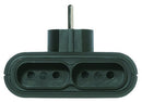 Multiplug adapter plug protective contact distributor multiple plug 4-way 