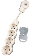 Multi-plug Schuko socket multiple plug distributor table socket surface-mounted...