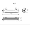 20W LED Flutlicht Fluter Lampen Leuchte LED Lampe Beleuchtung IP 65 Deckenmontage