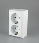 NEU Aufputz Schuko Steckdosen 1-fach, 2-fach,3 fach und 4-fach oder Verteiler