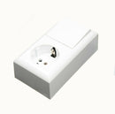 NEU Aufputz Schuko Steckdosen 1-fach, 2-fach,3 fach und 4-fach oder Verteiler