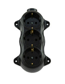 Aufputz Vintage Steckdose Rund Retro Schalter Wechselschalter Serienschalter EU