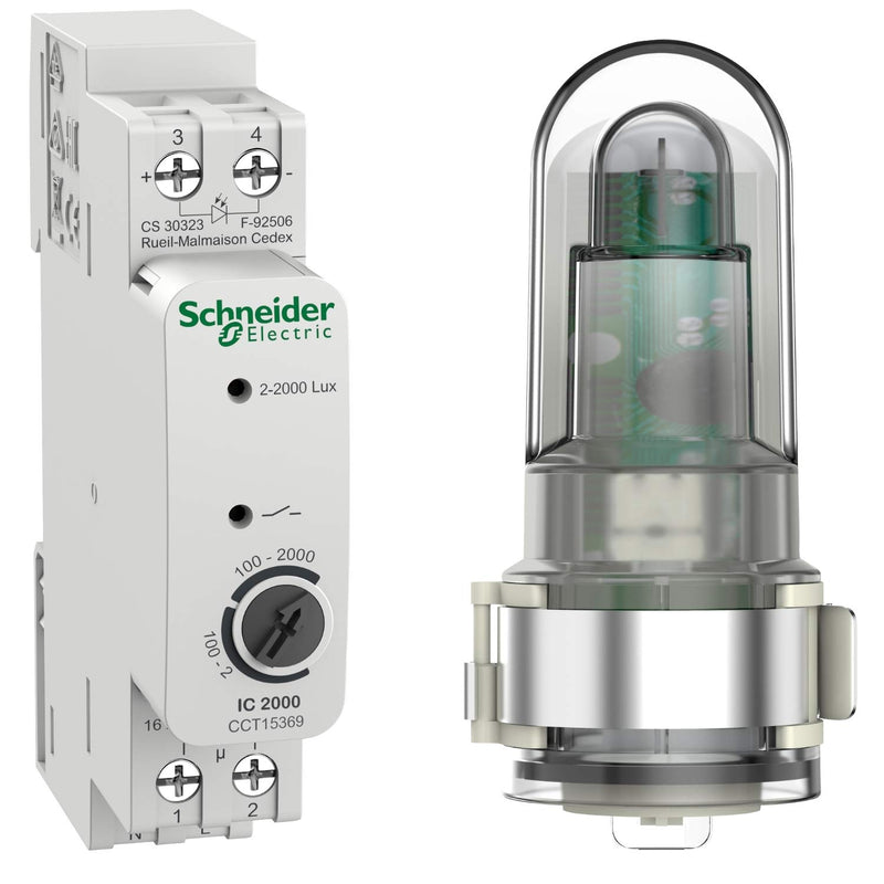 Schneider Electric CCT15369 Acti9 IC2000 - Dämmerungsschalter - mit Inter cré...