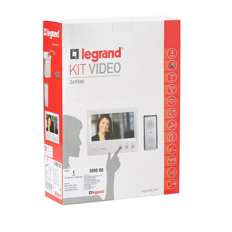 Legrand Video-Türsprechanlage 7 Zoll verdrahtete Video-Türklingel Innenmonitor