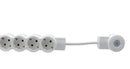 Multi-plug Schuko socket multiple plug distributor table socket surface-mounted...