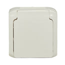 Legrand, Feuchtraum-Aufputz-Steckdose IP44 (1-fach), 2-polig mit Schutzkontak...